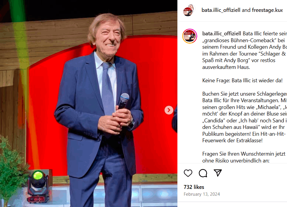 Bata Illic Vermögen